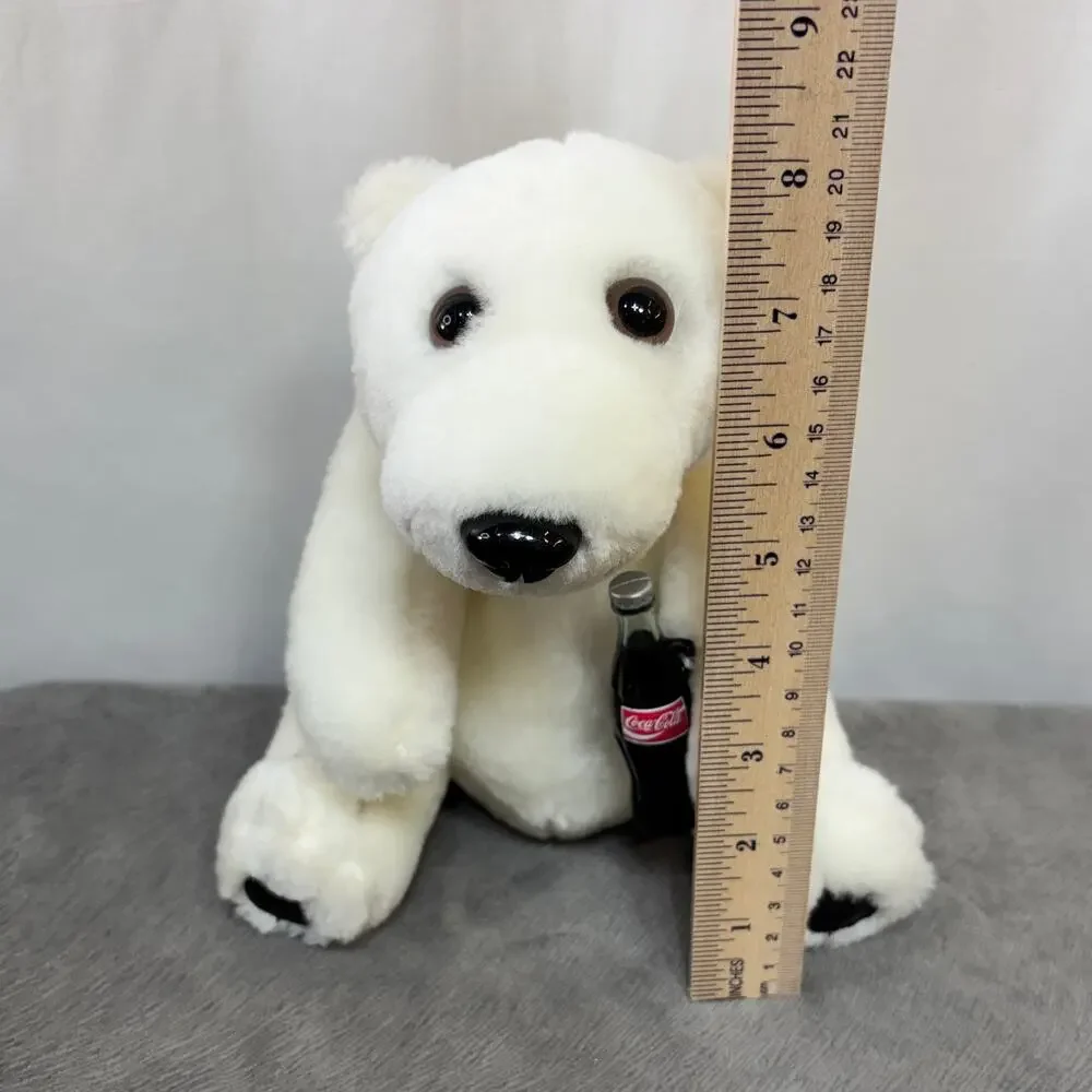 Coca Cola White Polar Bear Plush 8
